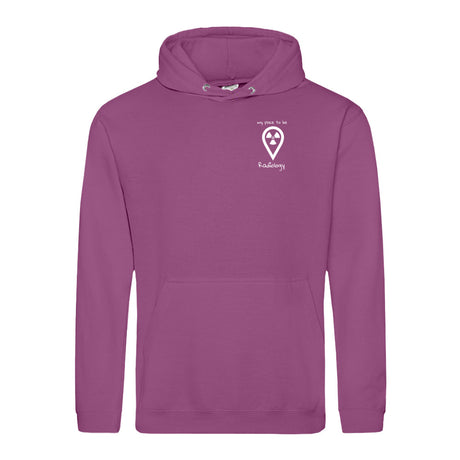 Hoody (Unisex) my place to be Radiology (kleines Logo)