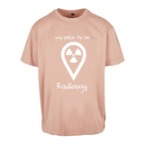 Oversized T-Shirt (Damen) - my place to be Radiology (großes Logo) - Alles Einstellungssache 