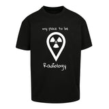 Oversized T-Shirt (Damen) - my place to be Radiology (großes Logo) - Alles Einstellungssache 