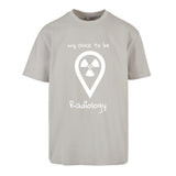 Oversized T-Shirt (Damen) - my place to be Radiology (großes Logo) - Alles Einstellungssache 