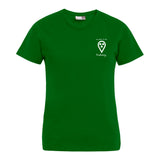 T-Shirt (Damen) - my place to be Radiology (kleines Logo) - Alles Einstellungssache 