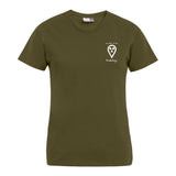 T-Shirt (Damen) - my place to be Radiology (kleines Logo) - Alles Einstellungssache 