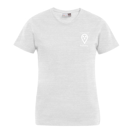 T-Shirt (Damen) - my place to be Radiology (kleines Logo) - Alles Einstellungssache 