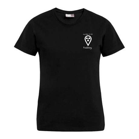 T-Shirt (Damen) - my place to be Radiology (kleines Logo) - Alles Einstellungssache 