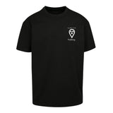 Oversized T-Shirt (Damen) - my place to be Radiology (kleines Logo)