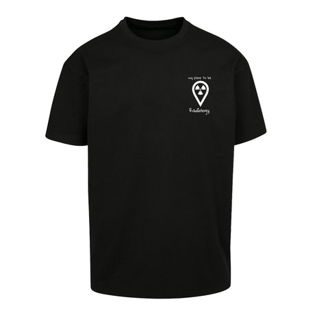 Oversized T-Shirt (Damen) - my place to be Radiology (kleines Logo) - Alles Einstellungssache 