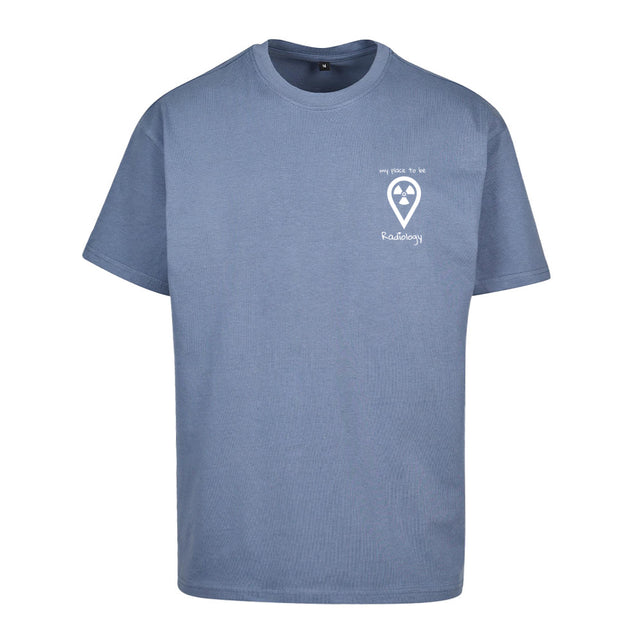 Oversized T-Shirt (Damen) - my place to be Radiology (kleines Logo) - Alles Einstellungssache 