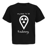 T-Shirt (Damen) Oversized kürzer geschnitten - my place to be Radiology