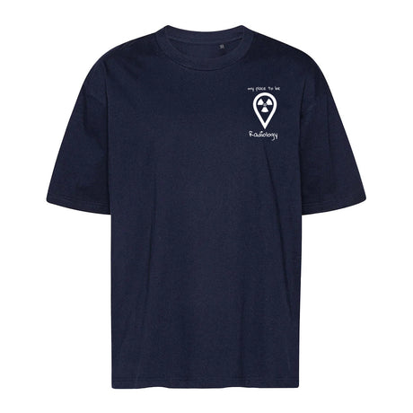 T-Shirt Oversized (Unisex)- my place to be Radiology  (kleines Logo) - Alles Einstellungssache 
