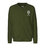 Sweatjacke mit Reißverschluss (Unisex) - my place to be Radiology (kleines Logo) - Alles Einstellungssache 
