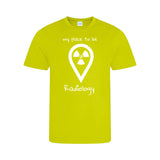 Funktionsshirt Cool T-Shirt Sport (Herren) - my place to be Radiology (großes Logo)