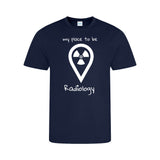 Funktionsshirt Cool T-Shirt Sport (Herren) - my place to be Radiology (großes Logo)