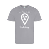 Funktionsshirt Cool T-Shirt Sport (Herren) - my place to be Radiology (großes Logo)