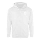 Hoddy Sweatjacke mit Reißverschluss (Unisex) - my place to be Radiology - Alles Einstellungssache 