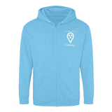 Hoddy Sweatjacke mit Reißverschluss (Unisex) - my place to be Radiology - Alles Einstellungssache 