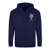 Hoddy Sweatjacke mit Reißverschluss (Unisex) - my place to be Radiology - Alles Einstellungssache 