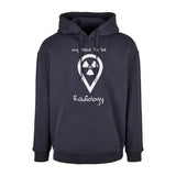 Basic Oversize Hoodie (Herren) - my place to be Radiology - Alles Einstellungssache 