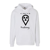 Basic Oversize Hoodie (Herren) - my place to be Radiology - Alles Einstellungssache 