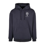 Basic Oversize Hoodie (Herren) - my place to be Radiology  (kleines Logo) - Alles Einstellungssache 