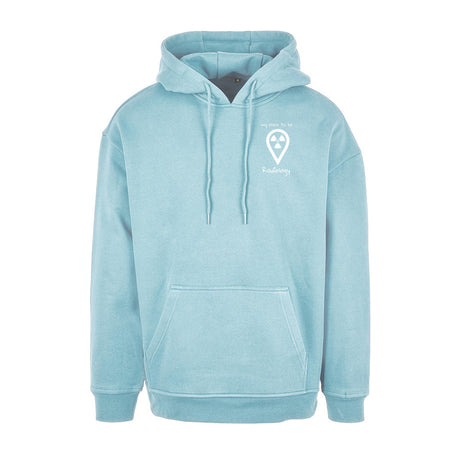 Basic Oversize Hoodie (Herren) - my place to be Radiology  (kleines Logo)