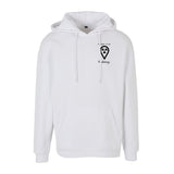 Basic Oversize Hoodie (Herren) - my place to be Radiology  (kleines Logo) - Alles Einstellungssache 