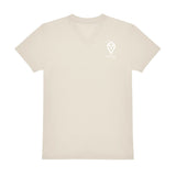V-Auschnitt T-Shirt (Herren) - my place to be Radiology (kleines Logo)