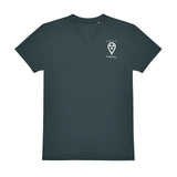 V-Auschnitt T-Shirt (Herren) - my place to be Radiology (kleines Logo)