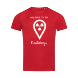 Sport T-Shirt (Herren) - my place to be Radiology (großes Logo)
