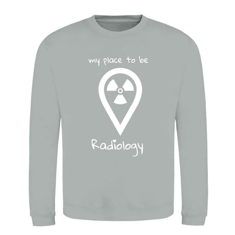 Klassiker Sweatshirts (Unisex) - my place to be Radiology - Alles Einstellungssache 