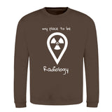 Klassiker Sweatshirts (Unisex) - my place to be Radiology - Alles Einstellungssache 