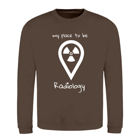 Klassiker Sweatshirts (Unisex) - my place to be Radiology - Alles Einstellungssache 