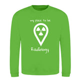 Klassiker Sweatshirts (Unisex) - my place to be Radiology - Alles Einstellungssache 