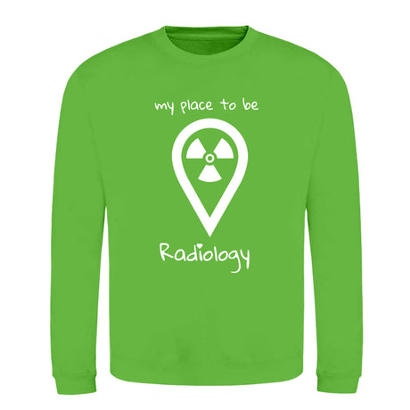 Klassiker Sweatshirts (Unisex) - my place to be Radiology - Alles Einstellungssache 