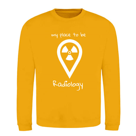 Klassiker Sweatshirts (Unisex) - my place to be Radiology - Alles Einstellungssache 