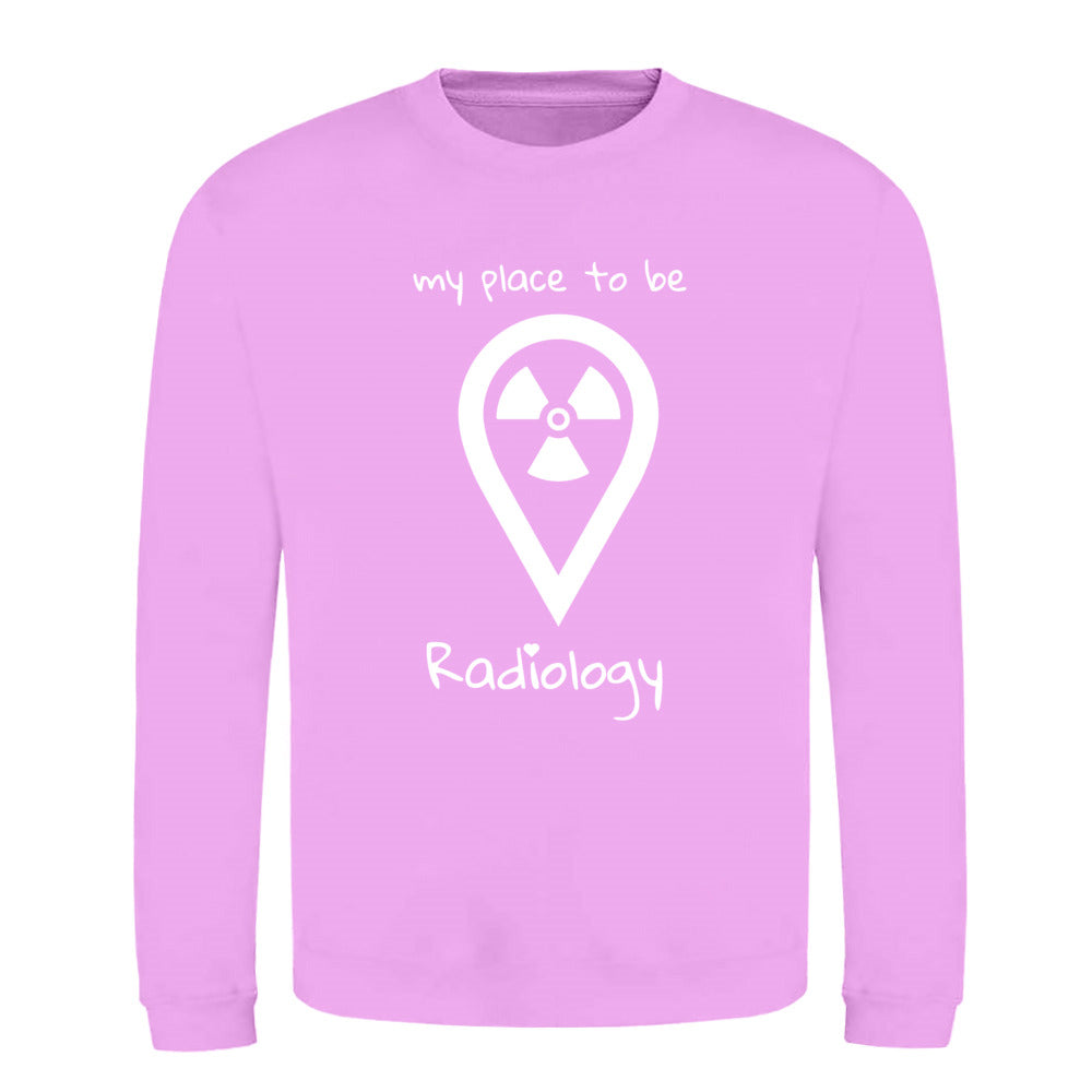 Klassiker Sweatshirts (Unisex) - my place to be Radiology - Alles Einstellungssache 