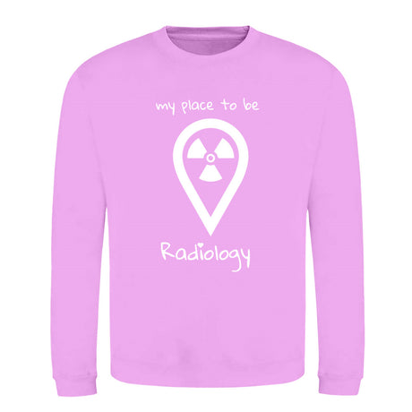 Klassiker Sweatshirts (Unisex) - my place to be Radiology - Alles Einstellungssache 