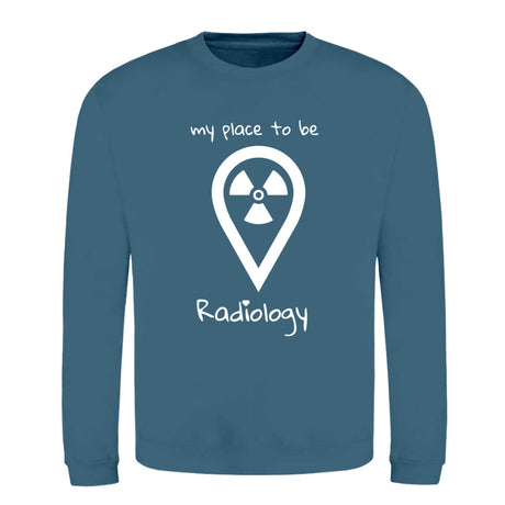Klassiker Sweatshirts (Unisex) - my place to be Radiology - Alles Einstellungssache 