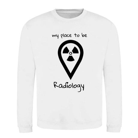 Klassiker Sweatshirts (Unisex) - my place to be Radiology - Alles Einstellungssache 