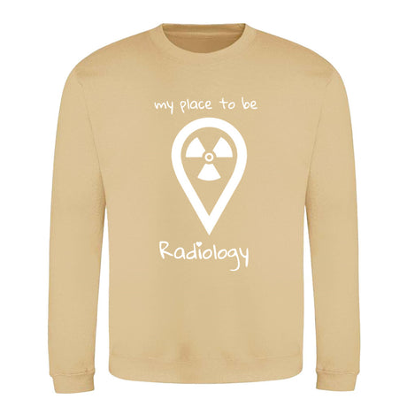Klassiker Sweatshirts (Unisex) - my place to be Radiology - Alles Einstellungssache 