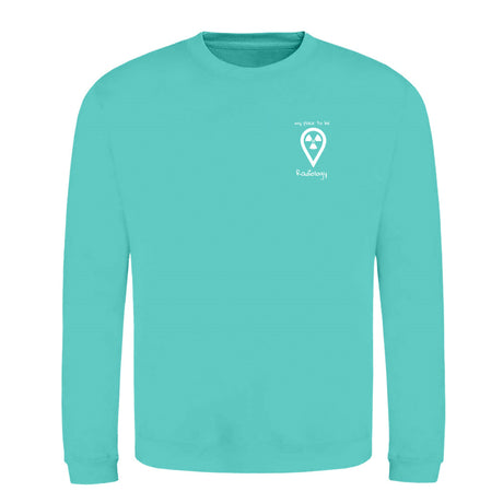 Klassiker Sweatshirts (Unisex) - my place to be Radiology (kleines Logo) - Alles Einstellungssache 