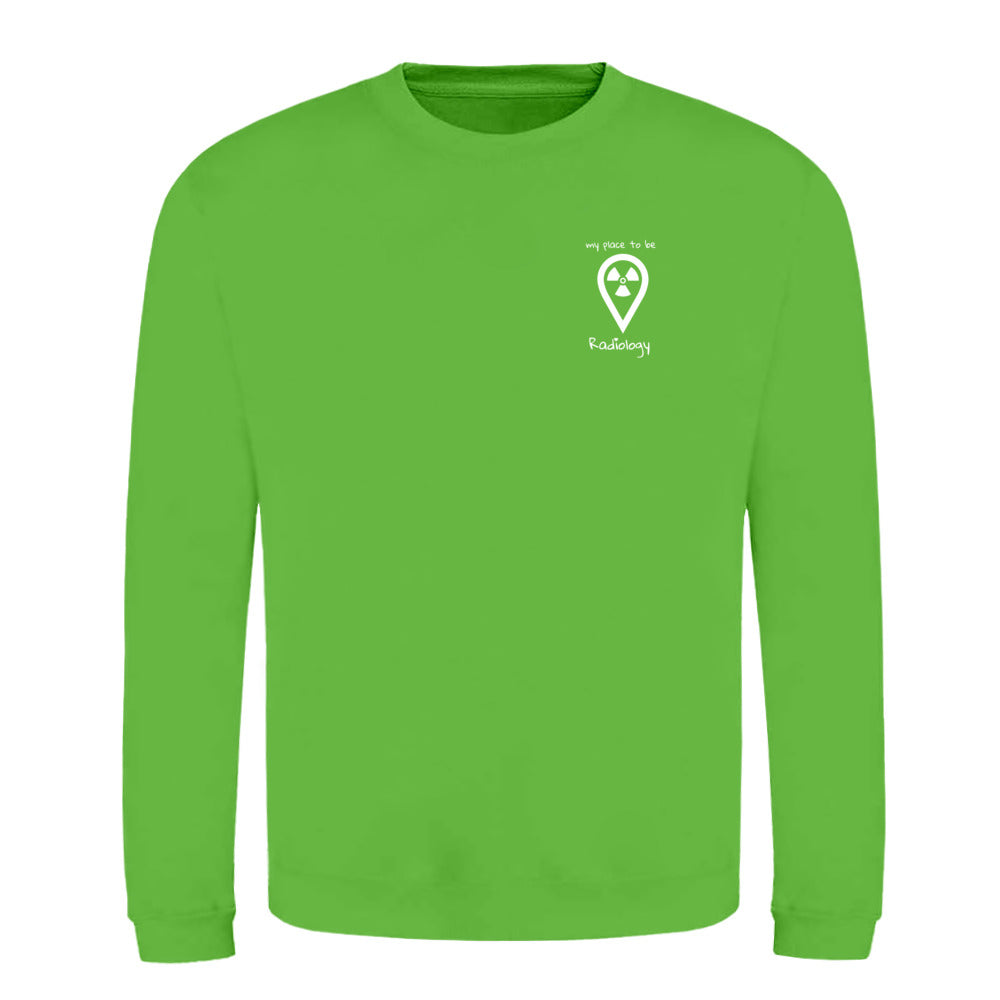 Klassiker Sweatshirts (Unisex) - my place to be Radiology (kleines Logo) - Alles Einstellungssache 