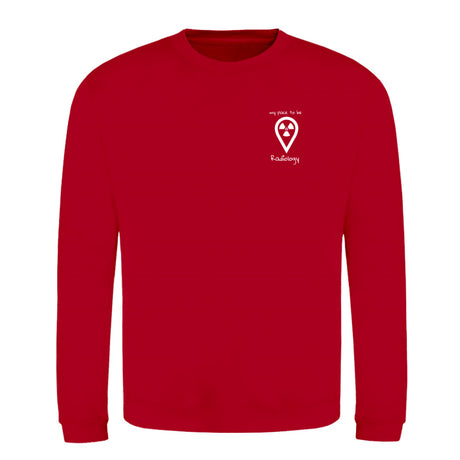 Klassiker Sweatshirts (Unisex) - my place to be Radiology (kleines Logo) - Alles Einstellungssache 
