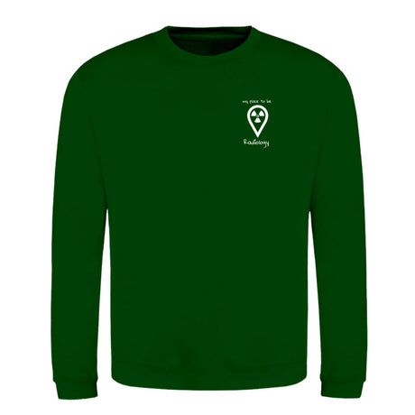 Klassiker Sweatshirts (Unisex) - my place to be Radiology (kleines Logo) - Alles Einstellungssache 