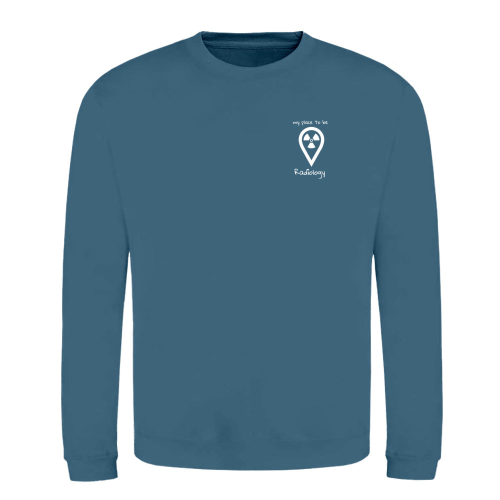 Klassiker Sweatshirts (Unisex) - my place to be Radiology (kleines Logo) - Alles Einstellungssache 