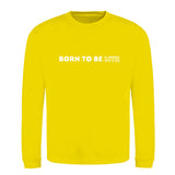 Klassiker Sweatshirts (Unisex) - BORN TO BE MTR (horizontales Logo) - Alles Einstellungssache 