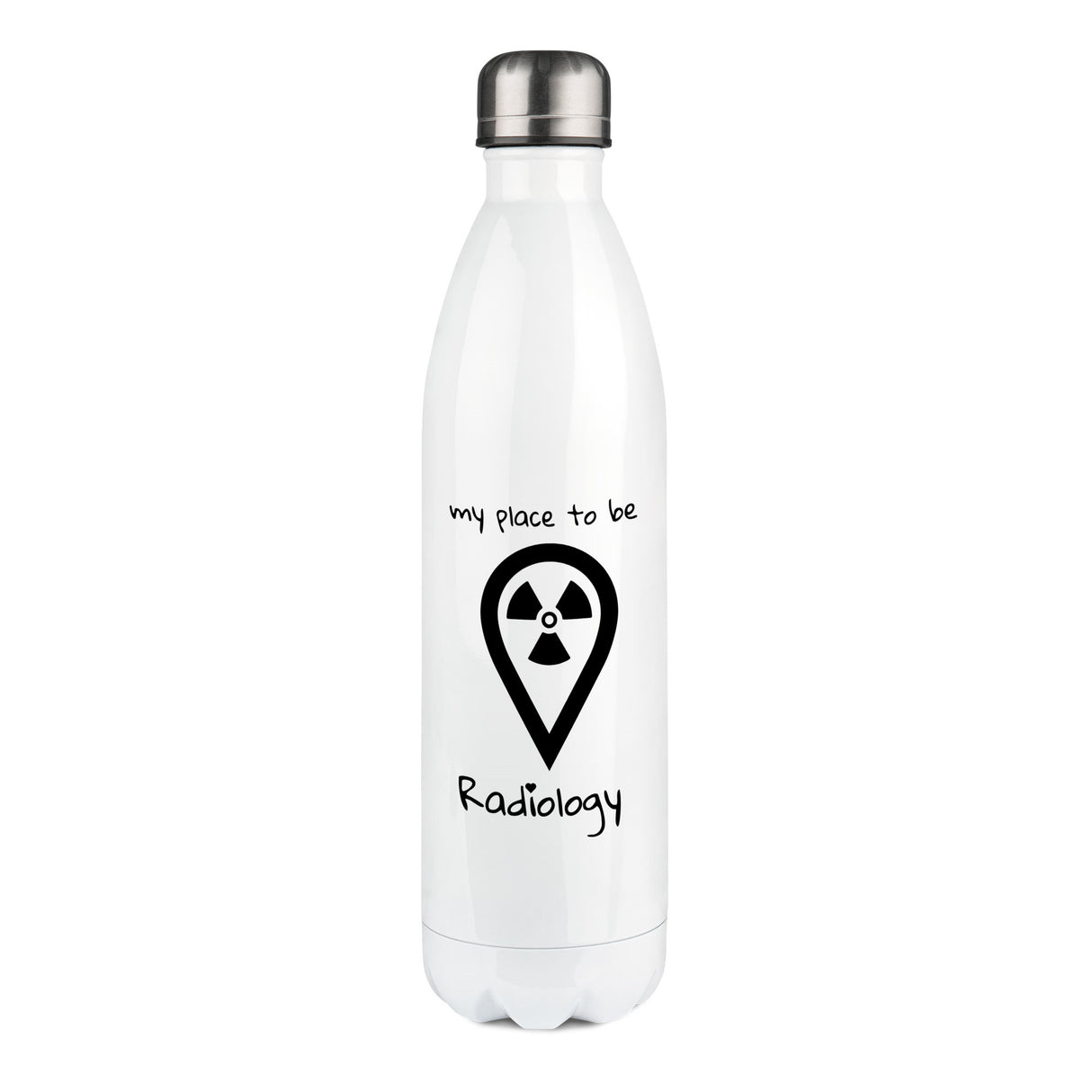 EDELSTAHL THERMOSFLASCHE 750 ml - my place to be Radiology - Alles Einstellungssache 