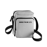 Cross Body Bag, Handtasche, Tablet-/Handytasch - BORN TO BE MTR (horizontales Logo) - Alles Einstellungssache 