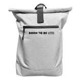 Rucksack mit Laptopfach- BORN TO BE MTR (horizontales Logo) - Alles Einstellungssache 