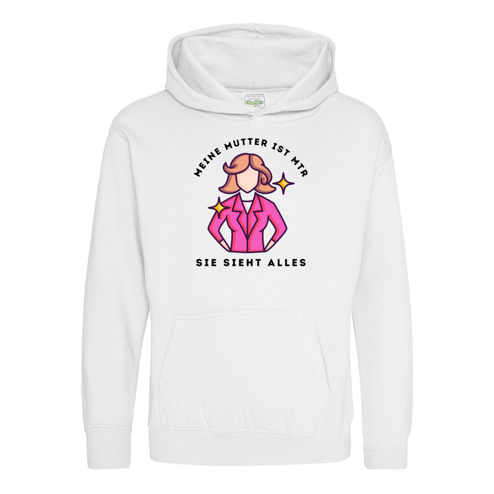 Kinder Hoodie - meine Mutter ist MTR - Alles Einstellungssache 