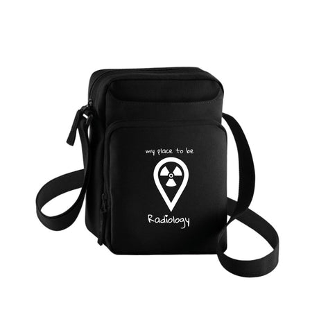 Cross Body Bag, Handtasche, Tablet-/Handytasch - my place to be Radiology (großes Logo)